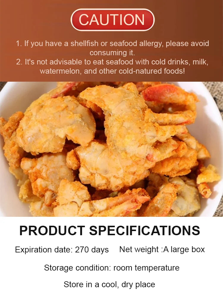 Alaskan Snow Crab Ready-to-EatCrispy Crab-Paul