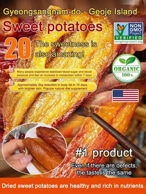 Soft and Sweet Skin-On Dried Sweet Potato-Paul