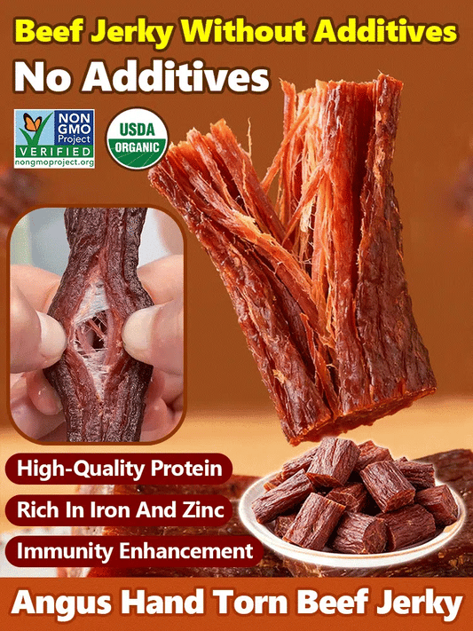 Add high-protein pure beef jerky-Paul