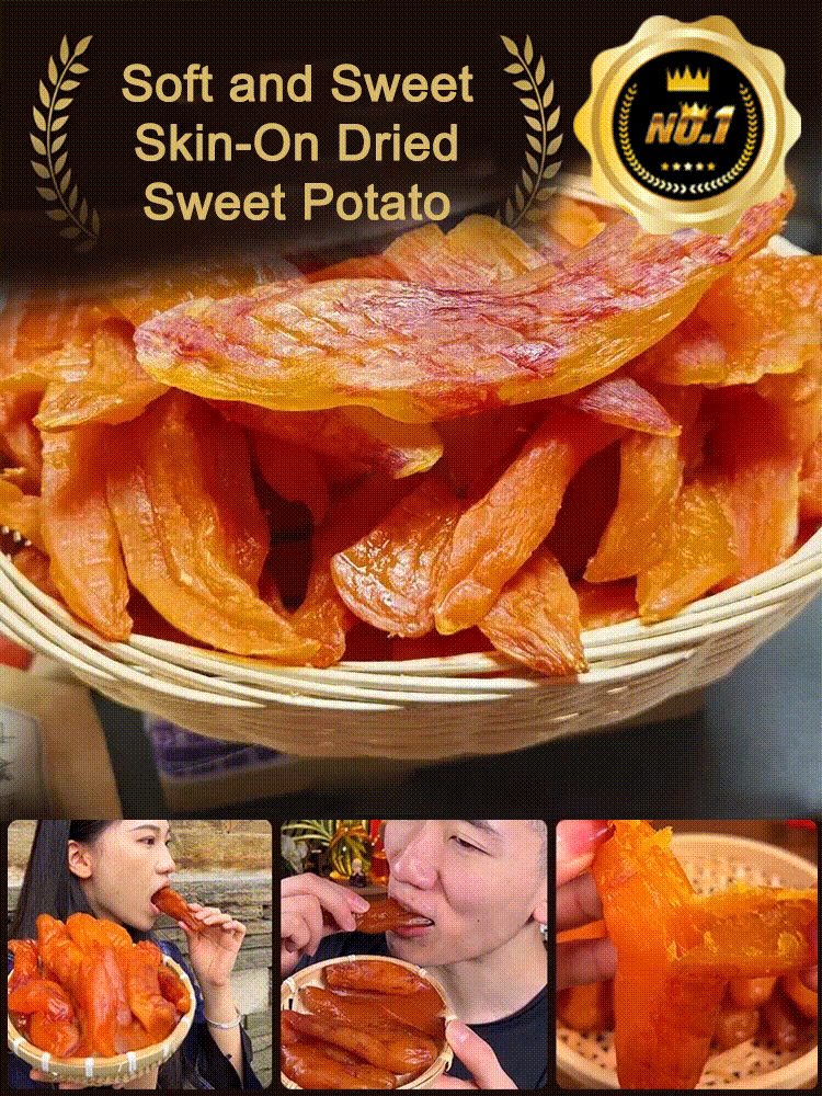 Soft and Sweet Skin-On Dried Sweet Potato-Paul
