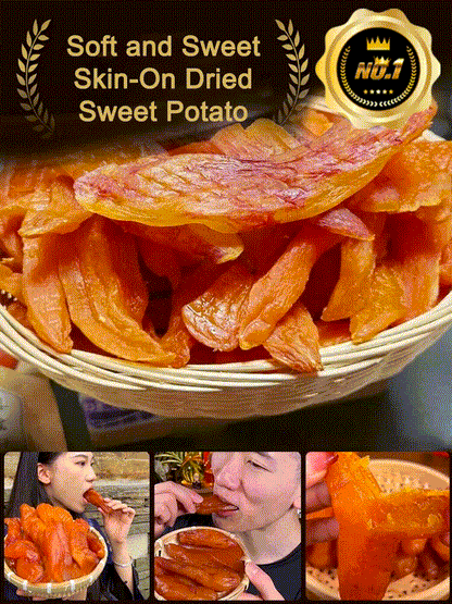 Soft and Sweet Skin-On Dried Sweet Potato-Paul