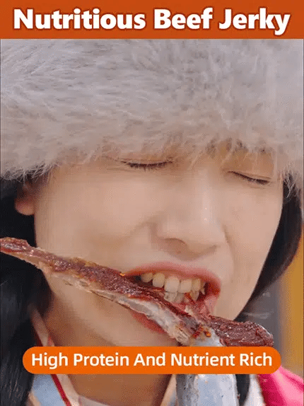 Add high-protein pure beef jerky-Paul