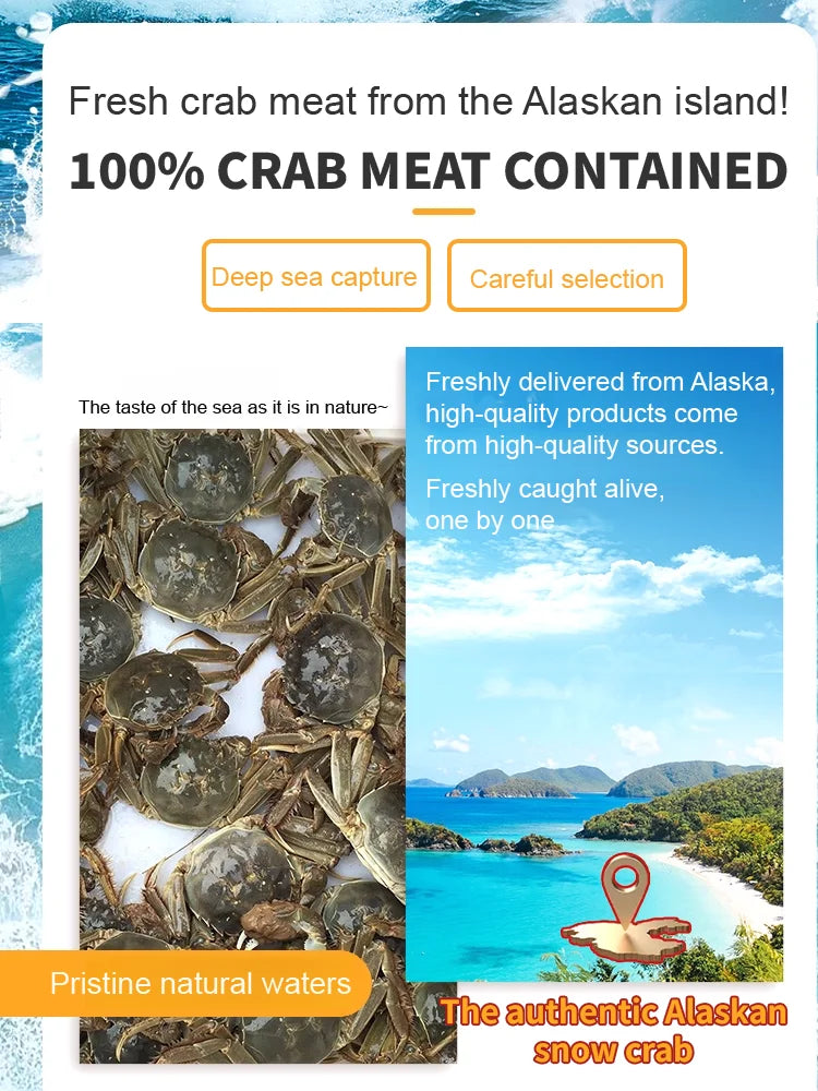 Alaskan Snow Crab Ready-to-EatCrispy Crab-Paul