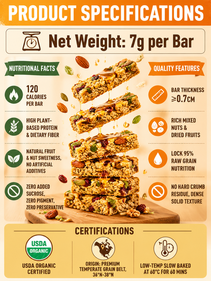 🥚Oat Protein Granola Bars Low Calorie Snack-Paul