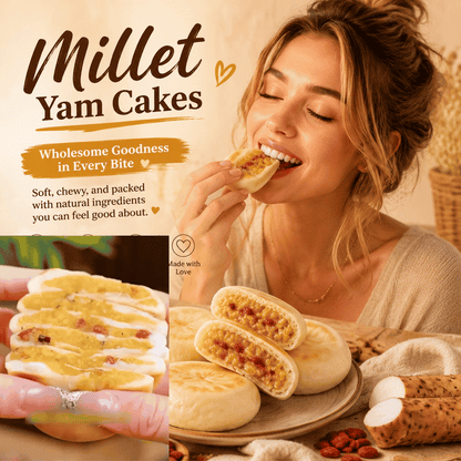 Millet Yam Cakes & Soft • Chewy • Naturally Nourishing Snack-WR