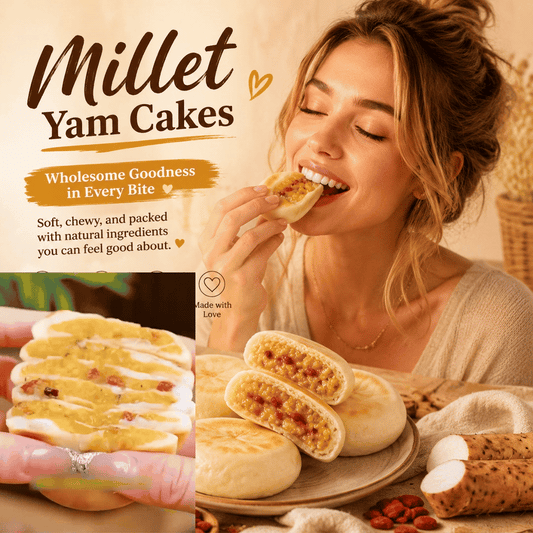 Millet Yam Cakes & Soft • Chewy • Naturally Nourishing Snack-WR