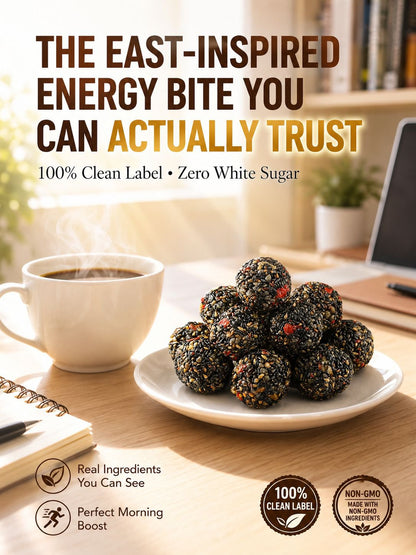 Black Sesame Walnut Date Bites-Paul