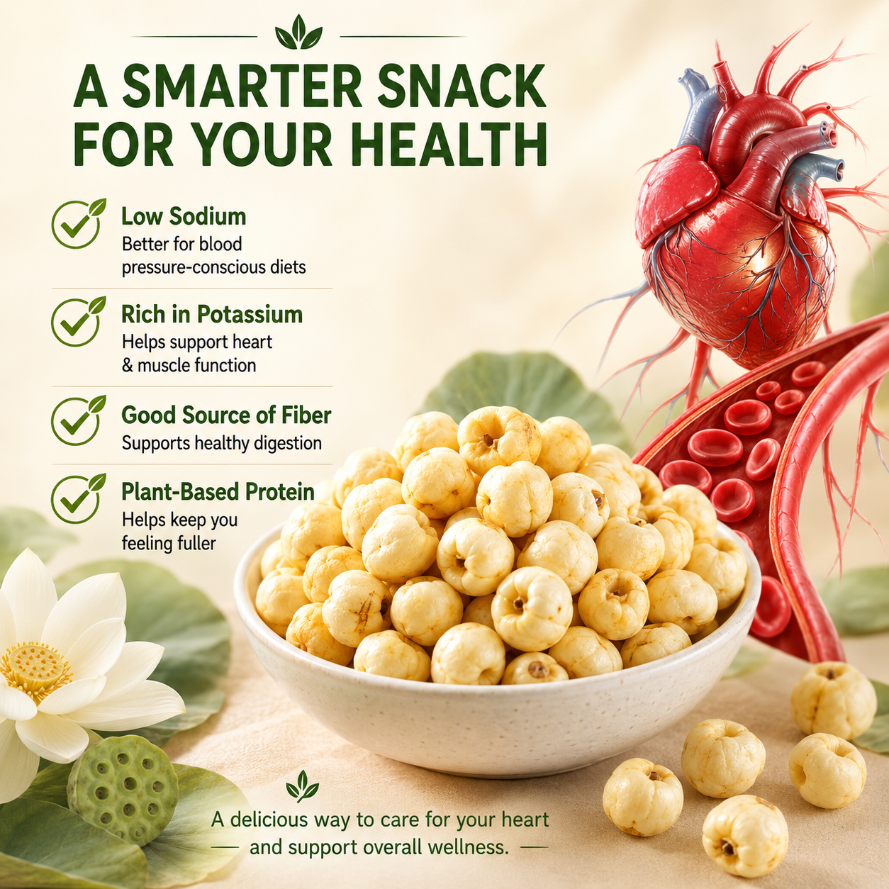Premium Crispy Lotus Seeds-ZP