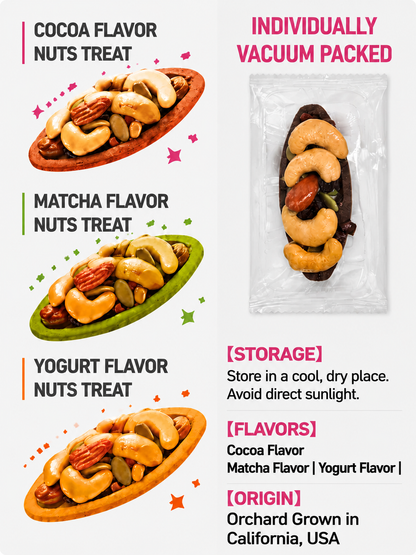 🍪Premium Crispy Almond Cashew Cookies – Roasted Nut Snack with Cocoa, Matcha & Original Flavors-Paul