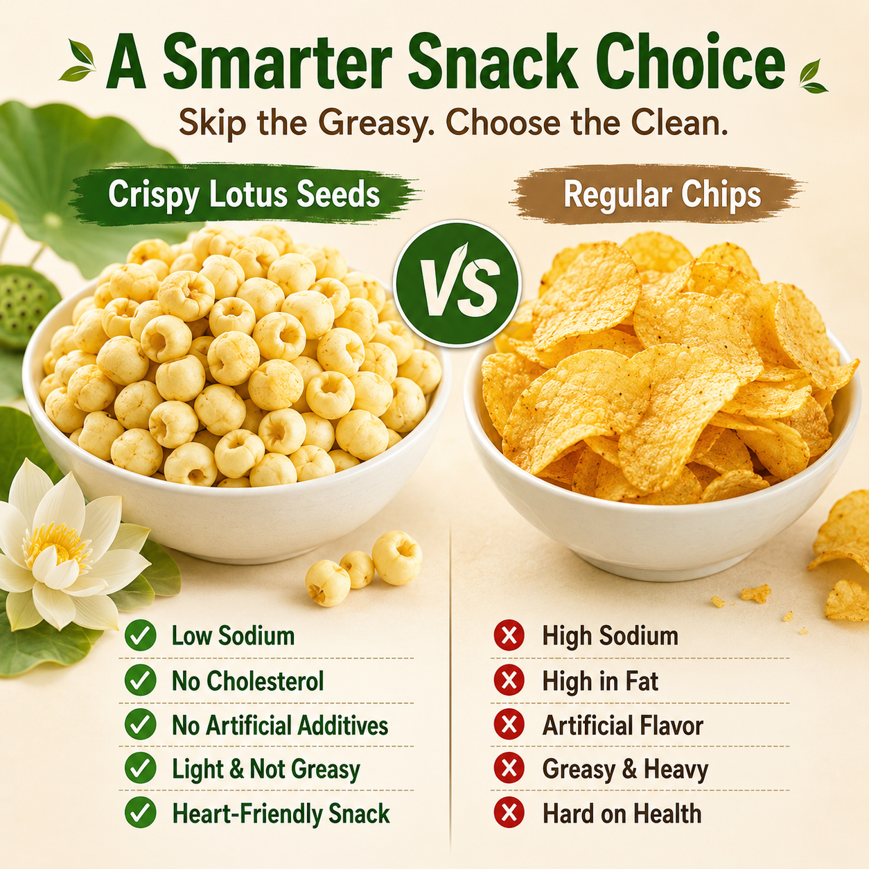 Premium Crispy Lotus Seeds-ZP