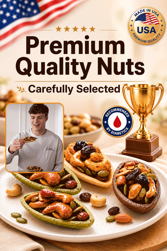 🍪Premium Crispy Almond Cashew Cookies – Roasted Nut Snack with Cocoa, Matcha & Original Flavors-Paul