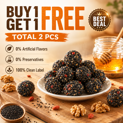 Black Sesame Walnut Date Bites-Paul