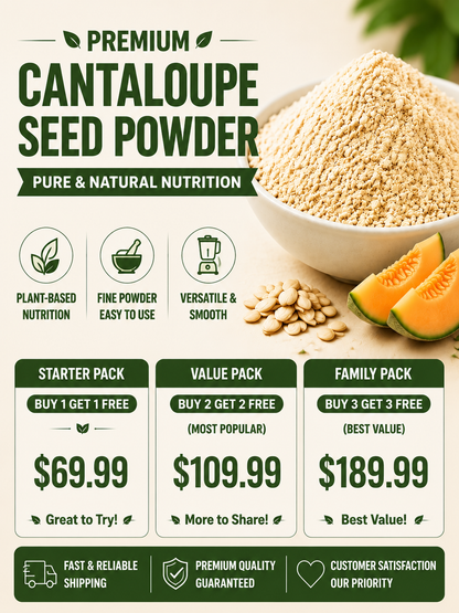 🍈 Premium Seed Powder Blend | Smooth Taste, Easy Nutrition-Paul