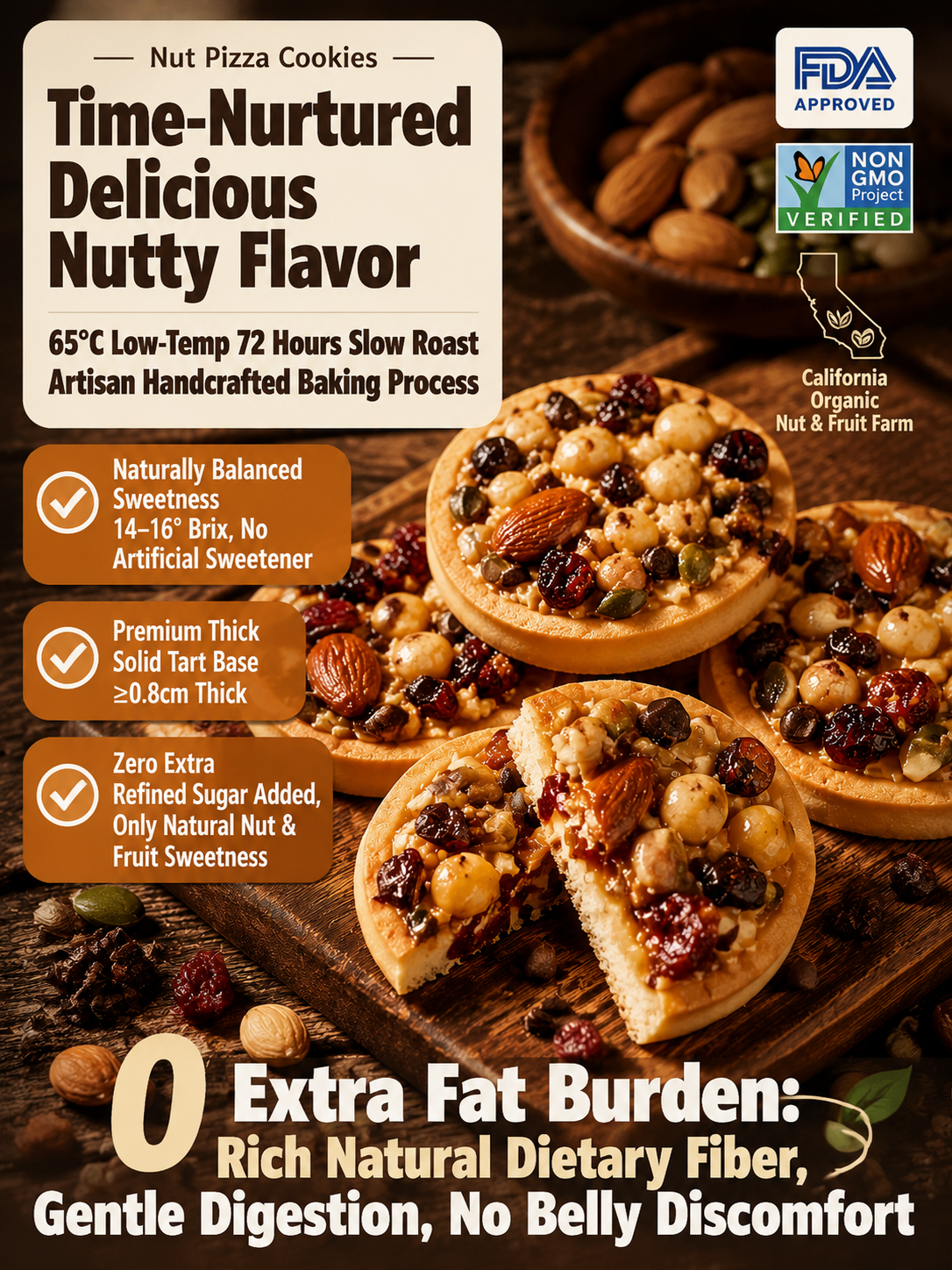 🍪Mixed Nut Cookies Assorted Biscuit Snack Pack-Paul