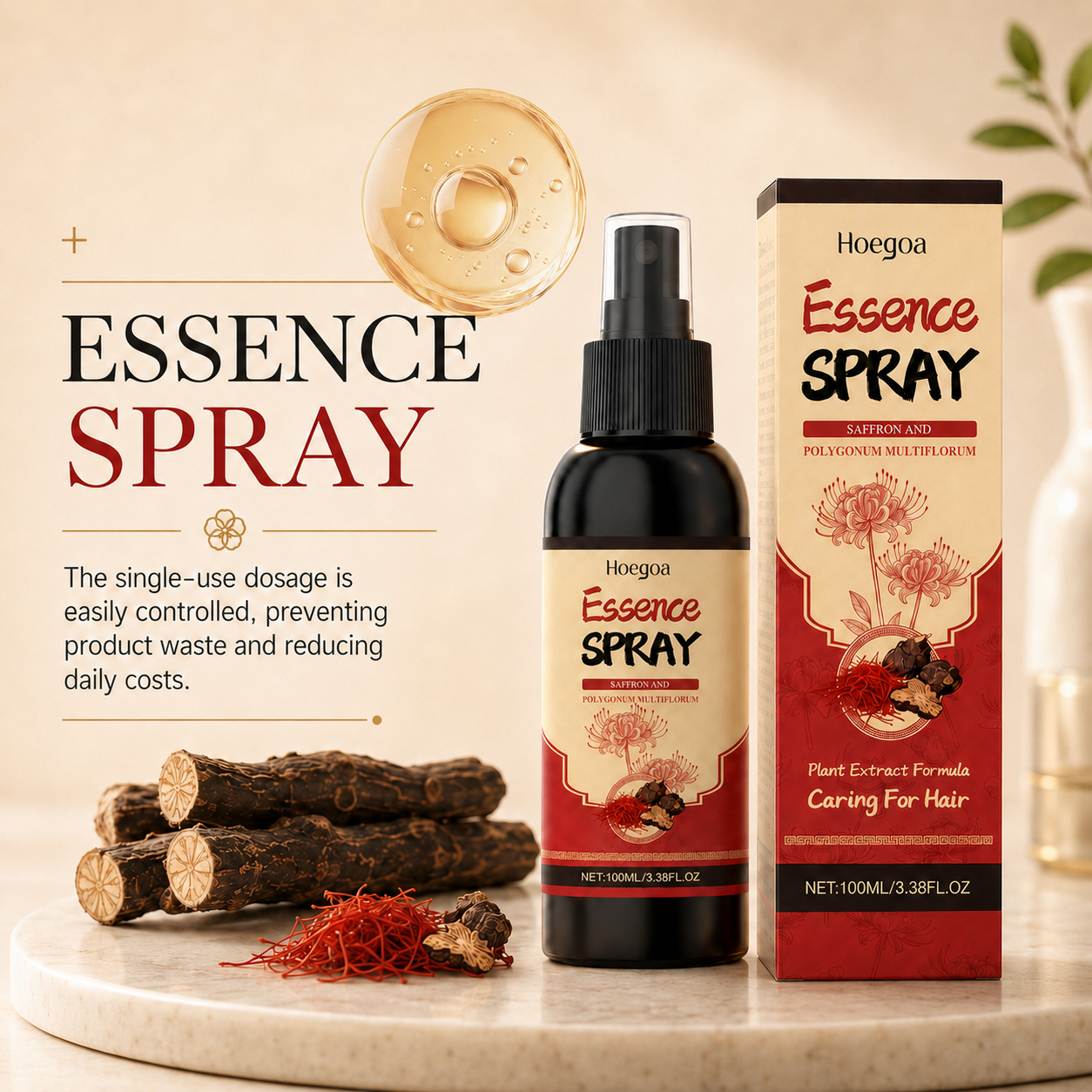 2026 Latest Development: Saffron and Fo-ti Spray, All-Natural, Plant Extract-WR
