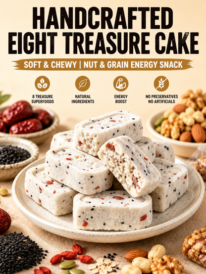 💖Handcrafted eight treasure cake🎁, Natural Whole-Grain Healthy Guilt-Free Treat-ZP