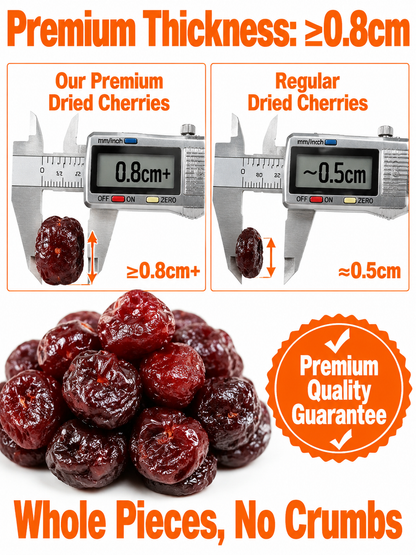 🍒Dried Sour Cherry Snacks, Natural Pitted Fruit Treats-Paul