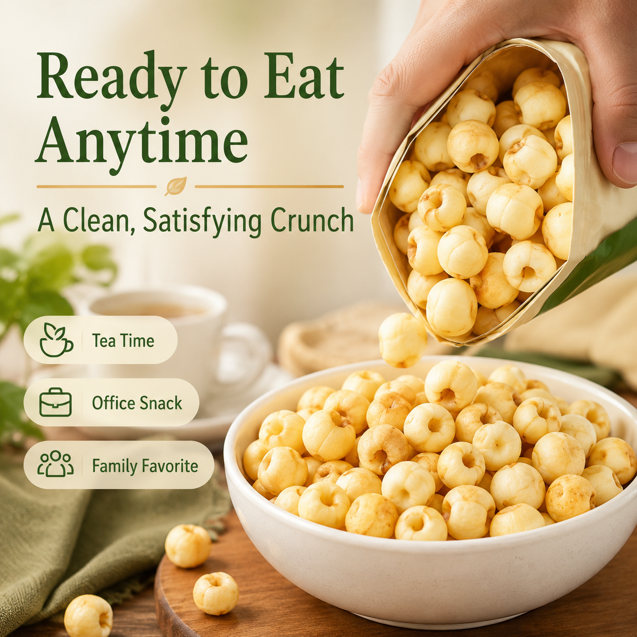 Premium Crispy Lotus Seeds-ZP