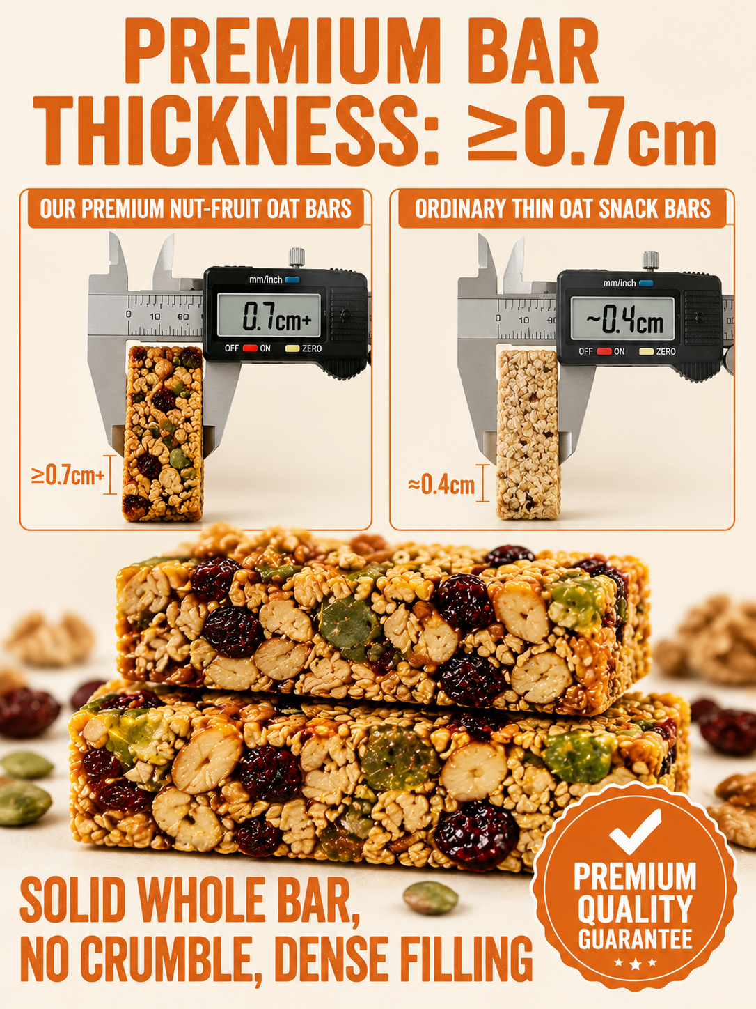 🥚Oat Protein Granola Bars Low Calorie Snack-Paul
