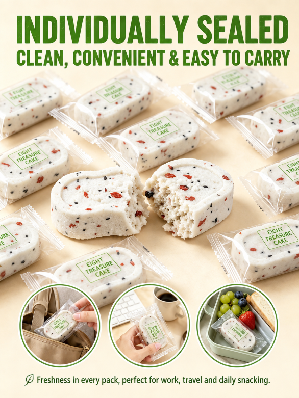 💖Handcrafted eight treasure cake🎁, Natural Whole-Grain Healthy Guilt-Free Treat-ZP