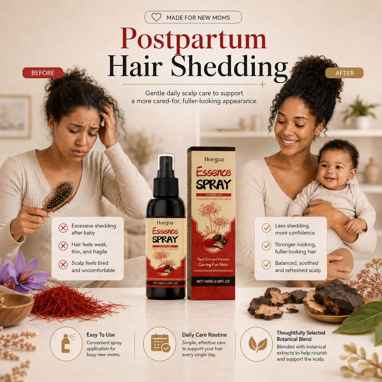 2026 Latest Development: Saffron and Fo-ti Spray, All-Natural, Plant Extract-WR