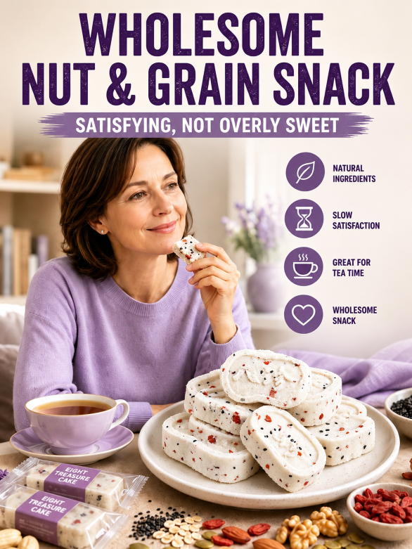 💖Handcrafted eight treasure cake🎁, Natural Whole-Grain Healthy Guilt-Free Treat-ZP