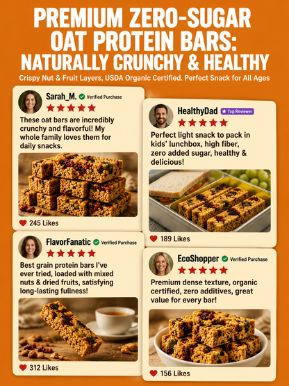 🥚Oat Protein Granola Bars Low Calorie Snack-Paul