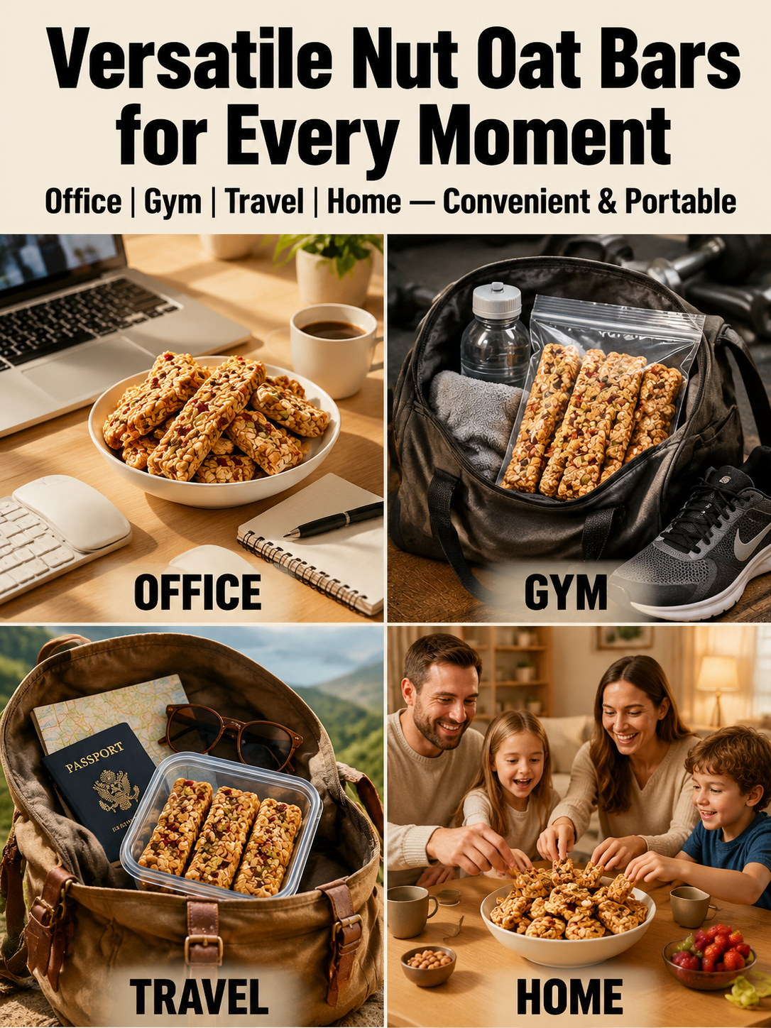 🥚Oat Protein Granola Bars Low Calorie Snack-Paul