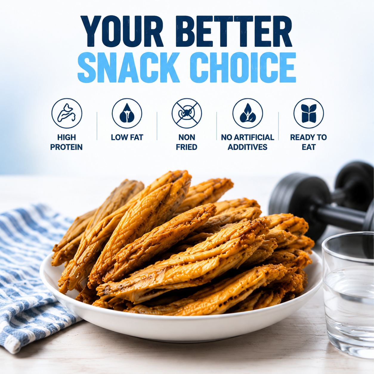 High-protein ready-to-eat deep-sea fish crisps-Paul