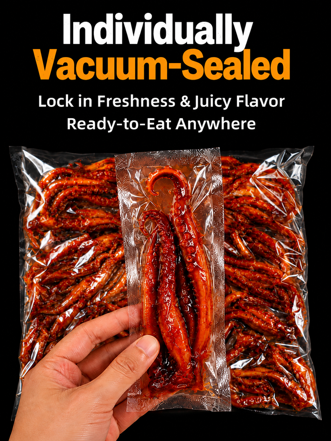 🦑BBQ Roasted Whole Squid Snack – Ready to Eat, Individually Wrapped-Paul