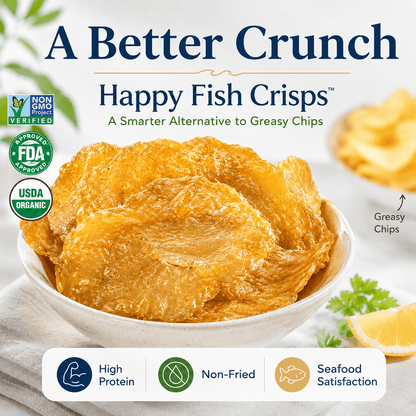 Happy Fish Crisps™ – A Light, Crispy & High-Protein Seafood Snack Made for Every Craving-WR
