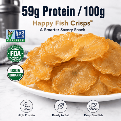 Happy Fish Crisps™ – A Light, Crispy & High-Protein Seafood Snack Made for Every Craving-WR
