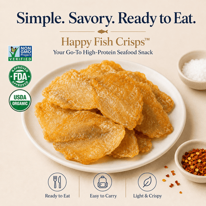 Happy Fish Crisps™ – A Light, Crispy & High-Protein Seafood Snack Made for Every Craving-WR