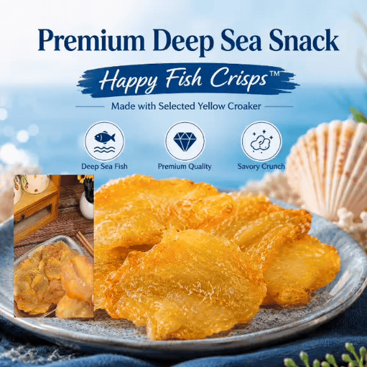 Happy Fish Crisps™ – A Light, Crispy & High-Protein Seafood Snack Made for Every Craving-WR
