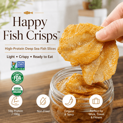 Happy Fish Crisps™ – A Light, Crispy & High-Protein Seafood Snack Made for Every Craving-WR