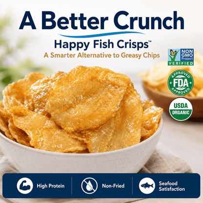 Happy Fish Crisps™ – A Light, Crispy & High-Protein Seafood Snack Made for Every Craving-WR