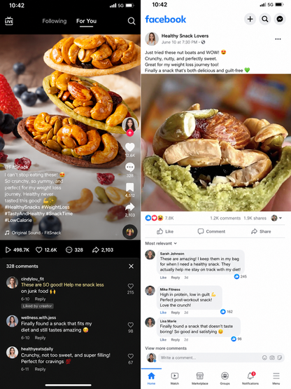 🍪Premium Crispy Almond Cashew Cookies – Roasted Nut Snack with Cocoa, Matcha & Original Flavors-Paul