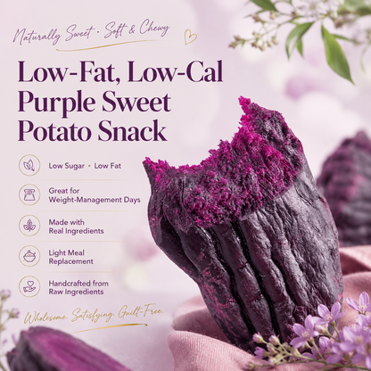 Baked Purple Sweet Potato Snack – Light & Guilt-Free -WR