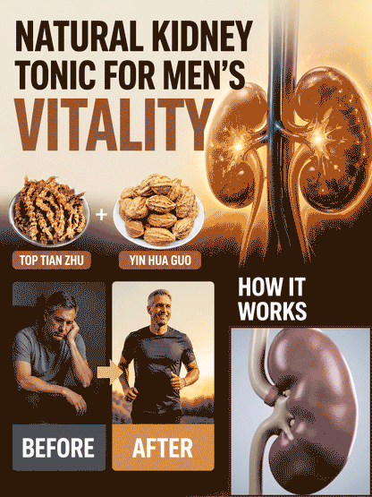 👨Men’s Daily Vitality Herbal Blend – Natural Plant-Based Wellness Support-Paul