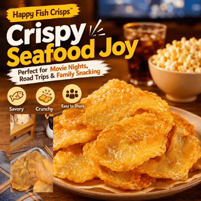 Happy Fish Crisps™ – A Light, Crispy & High-Protein Seafood Snack Made for Every Craving-WR